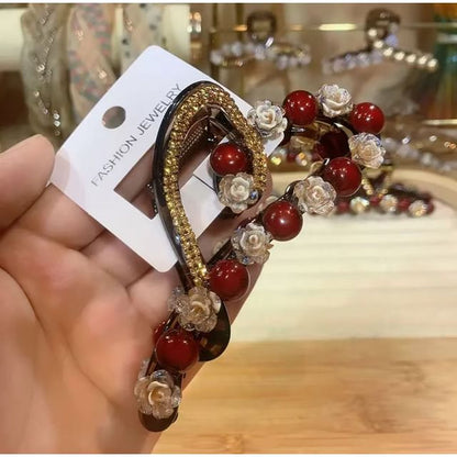 Wholesale Sample Bead Heart Claw Rhinestone Hair