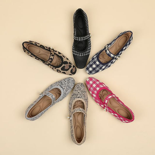 Flats Jane Knit Patterned Mary