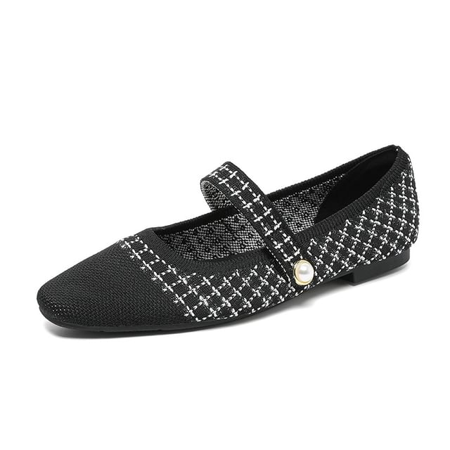 Flats Jane Knit Patterned Mary