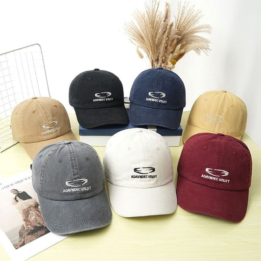 Embroidered Letter Baseball Cap