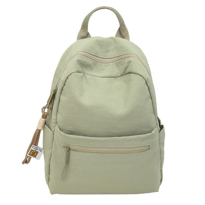 Sample Set: Plain Nylon Laptop Backpack + Bag Charm