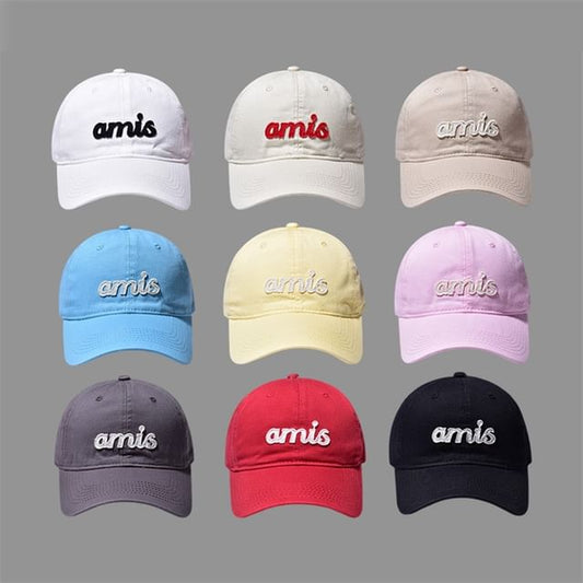 Cap Embroidered Letter