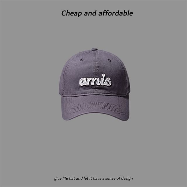 Cap Embroidered Letter