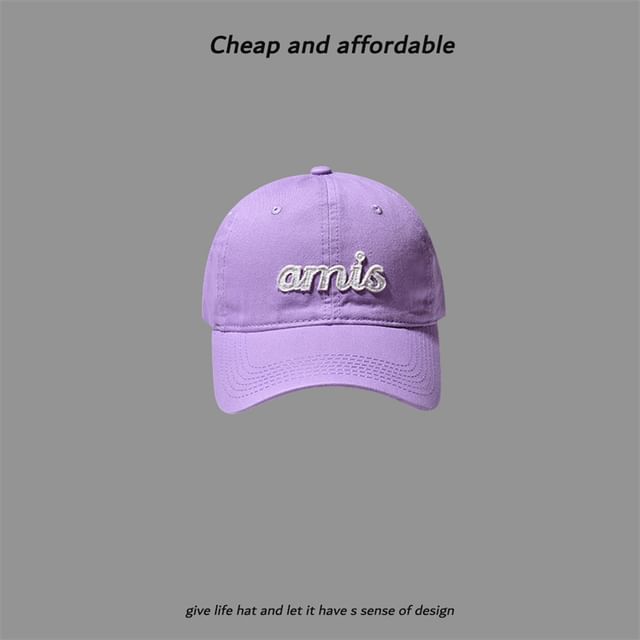 Cap Embroidered Letter