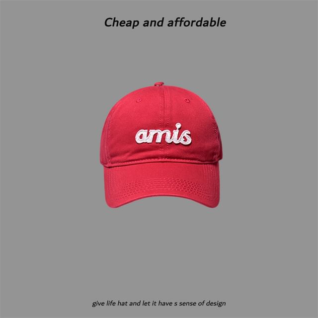 Cap Embroidered Letter