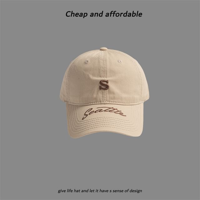 Embroidered Cap Letter