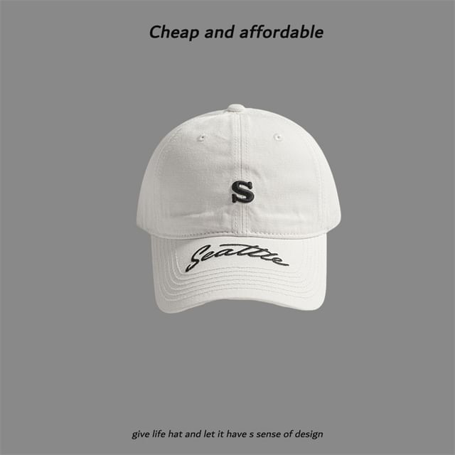 Embroidered Cap Letter