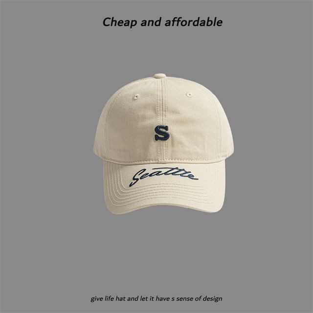 Embroidered Cap Letter