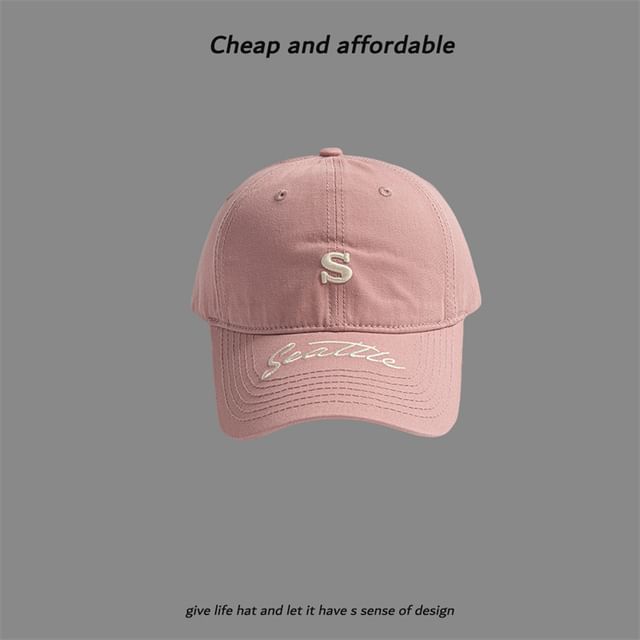 Embroidered Cap Letter