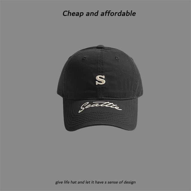 Embroidered Cap Letter