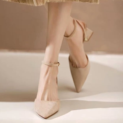 Pointed Sandals Toe Slingback Stiletto Heel