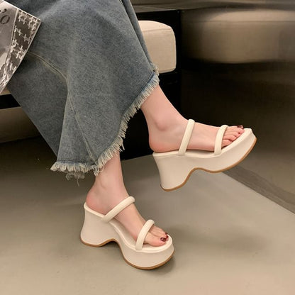 Sandals Heel Platform Slide Wedge