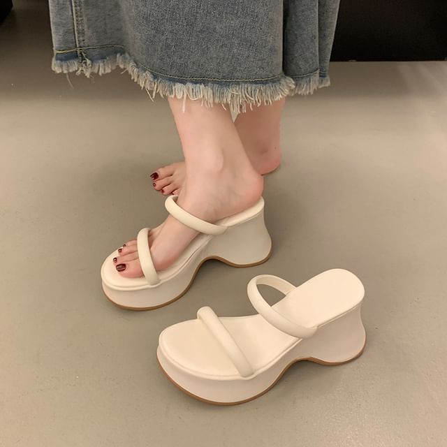 Sandals Heel Platform Slide Wedge