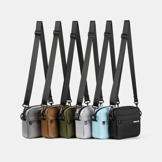 Lettering Crossbody Print Nylon Bag