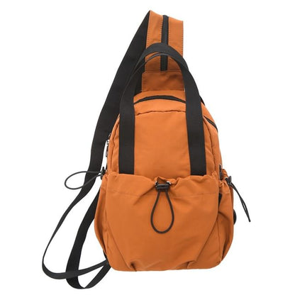 Plain Sling Drawstring Bag Nylon