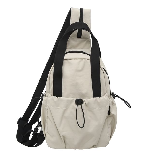 Plain Sling Drawstring Bag Nylon