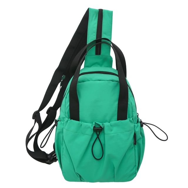 Plain Sling Drawstring Bag Nylon