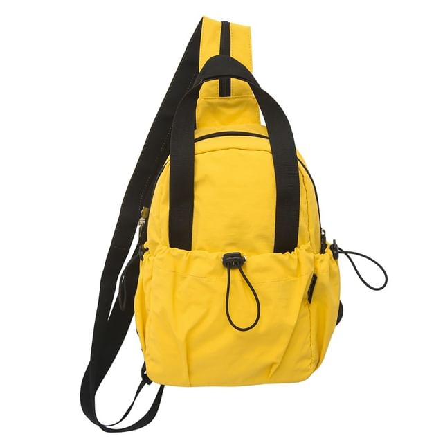 Plain Sling Drawstring Bag Nylon