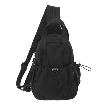 Plain Sling Drawstring Bag Nylon