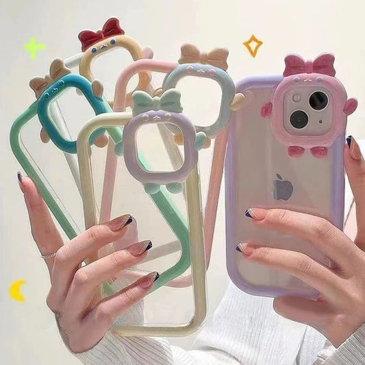 Case Phone Monster Bow