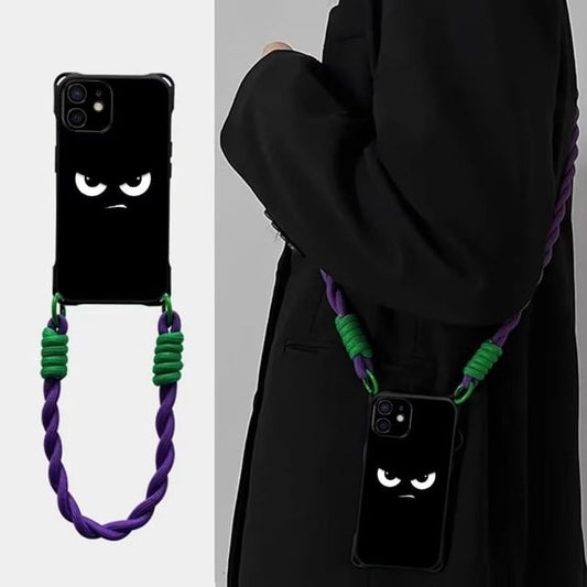 Set Cartoon Phone Lanyard / Strap Eye Case