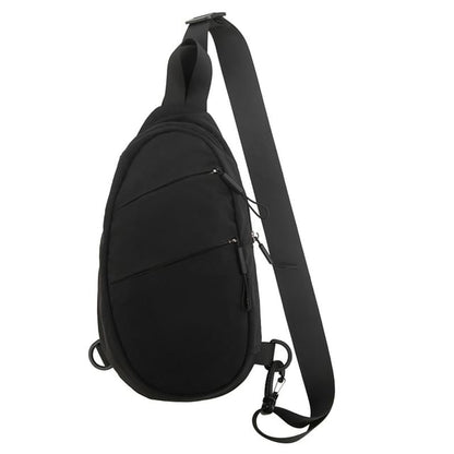 Plain Zip Sling Bag