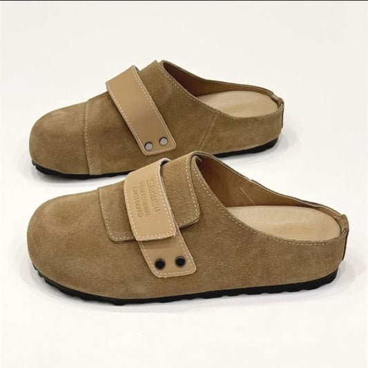 Platform Mules Leather Genuine