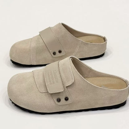 Platform Mules Leather Genuine