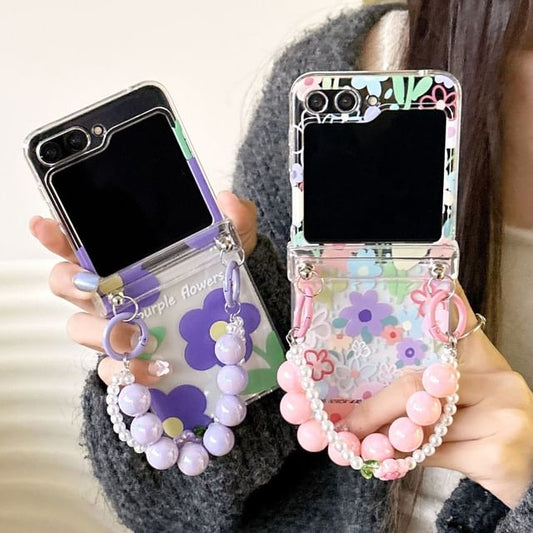 Phone Strap / Set Case Floral