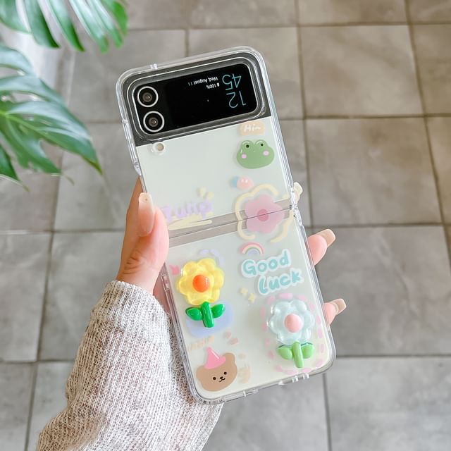 Strap / Phone Set Butterfly Floral Case