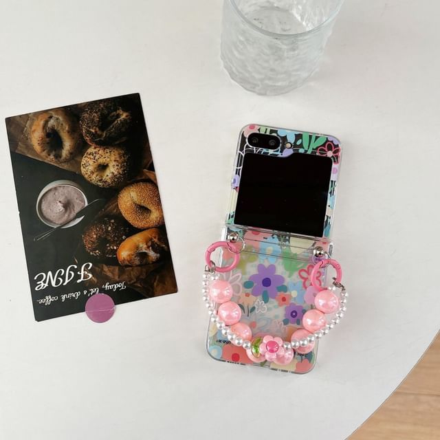 Phone Strap / Set Case Floral