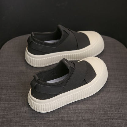 Sample Platform Mesh Slip-On Sneakers