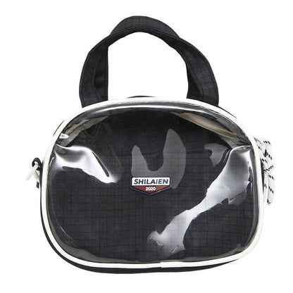 SampleLettering Plaid Crossbody Bag