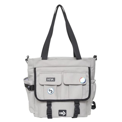 Sample Set: Applique Multi-Pocket Tote Bag + Badge