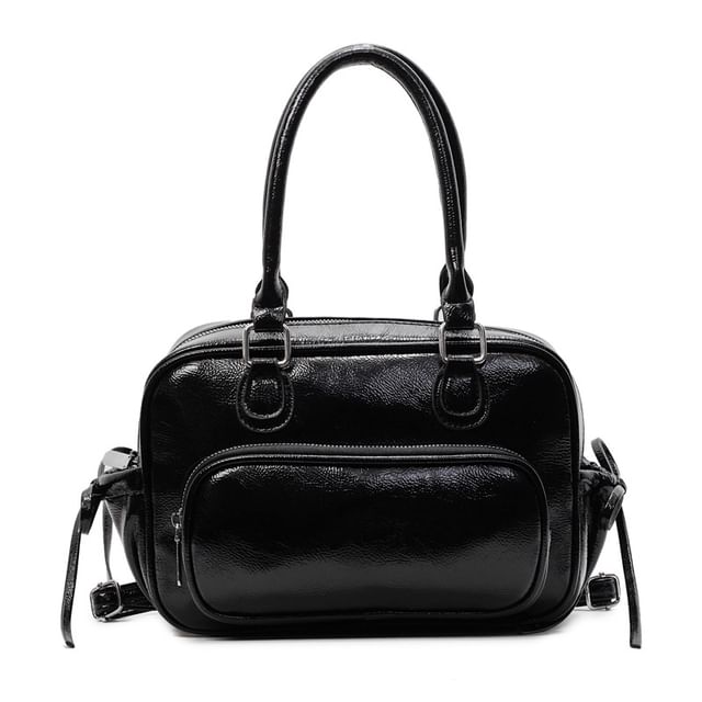 Sample Multi-Way Faux Leather Multi-Pocket Backpack