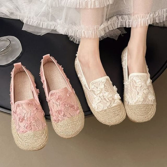 Slip-Ons Floral Espadrille Mesh