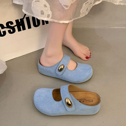 Shoes Toe Jane Round Mary
