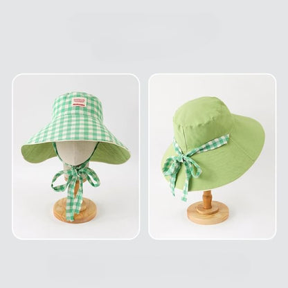 Plaid Applique Boonie Hat