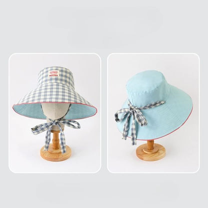 Plaid Applique Boonie Hat