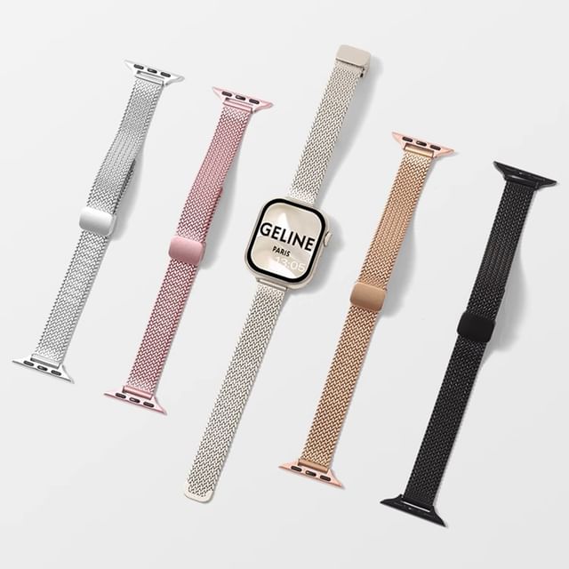Milanese Stainless Steel Apple Watch Band