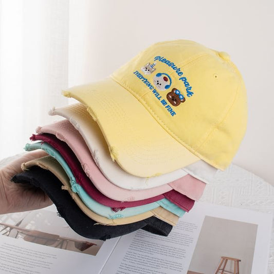 Wholesale Sample Cartoon Embroidered Baseball Cap