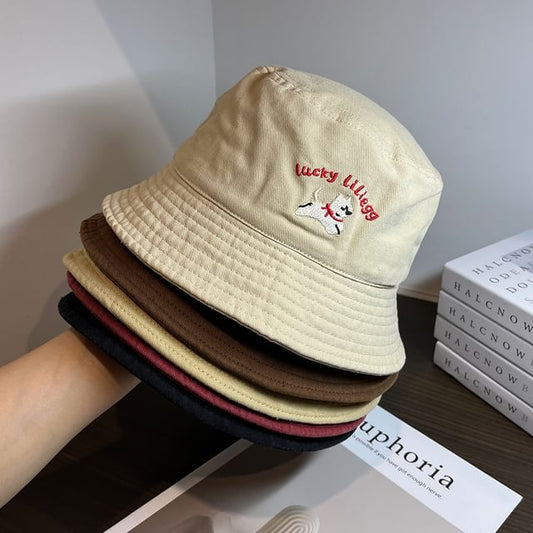 Wholesale Sample Embroidered Dog Bucket Hat