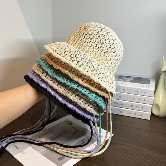 Wholesale Sample Plain Knit Sun Hat