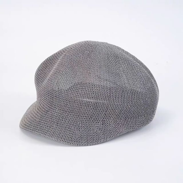 Plain Straw Beret