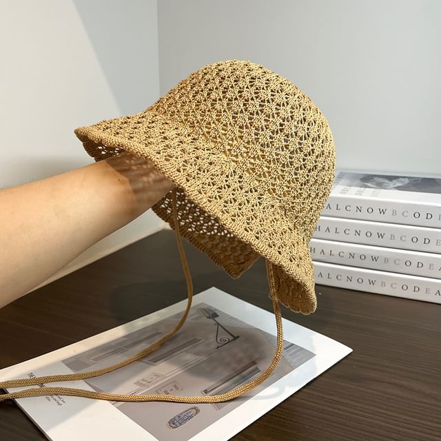 Plain Knit Sun Hat