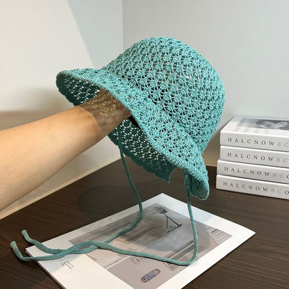 Plain Knit Sun Hat