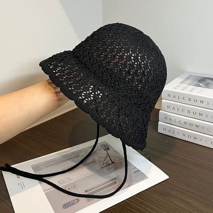 Plain Knit Sun Hat