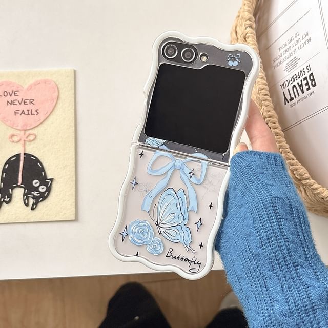 Rose Butterfly Phone Case / Strap / Set