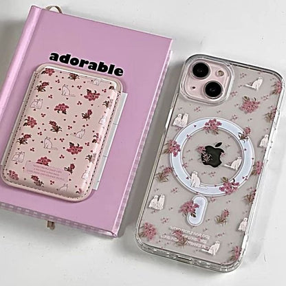 Butterfly Magnetic (Compatible with MagSafe) Phone Case / Card Holder / Set