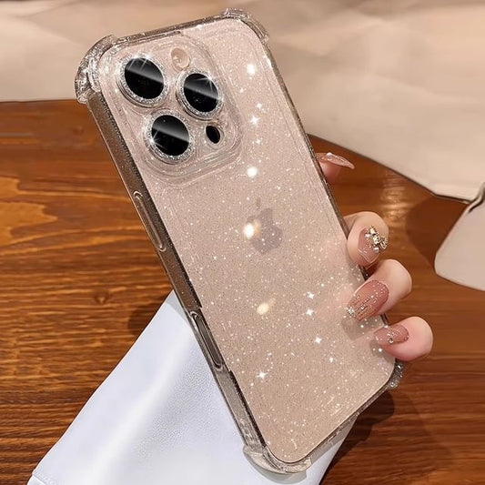Glitter Transparent iPhone Case